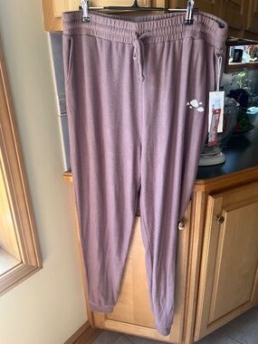 NWT 78&Sunny Pink Fleece Sweatpants, 1X